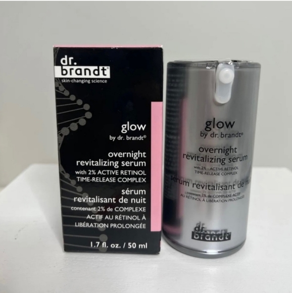 Dr Brandt Glow Overnight Revitalizing Serum 1.7 oz. NIB - Picture 6 of 6
